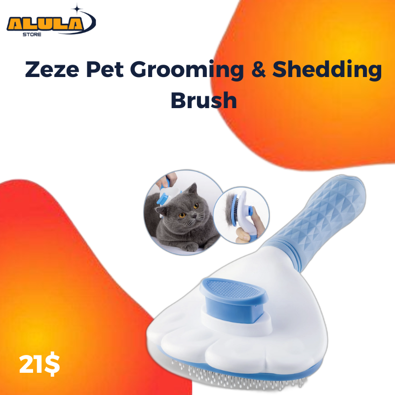 Zeze Pet Grooming & Shedding Brush